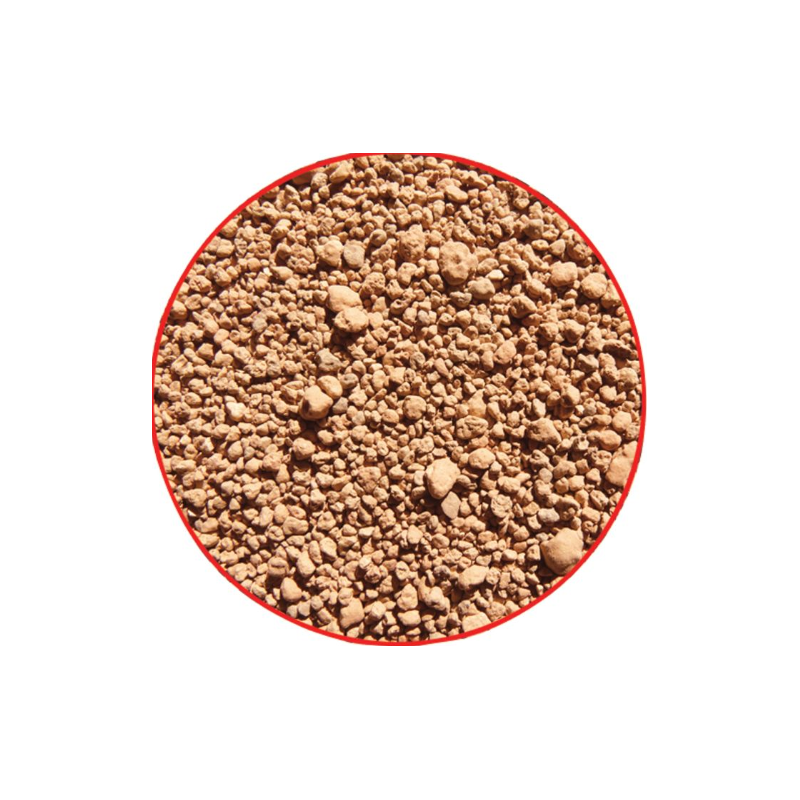 Absorbant minéral calciné