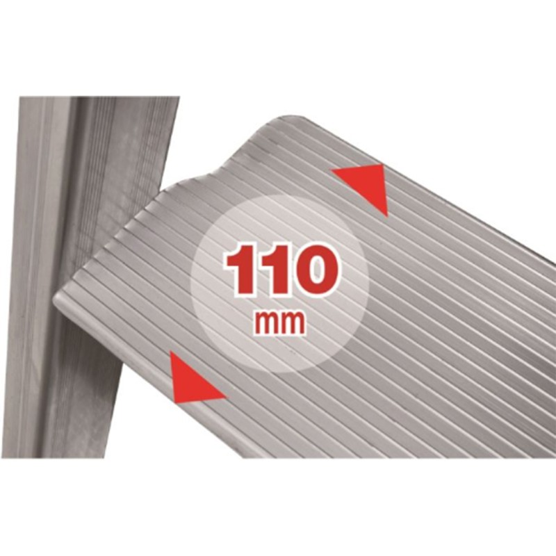 Marchepied professionnel aluminium