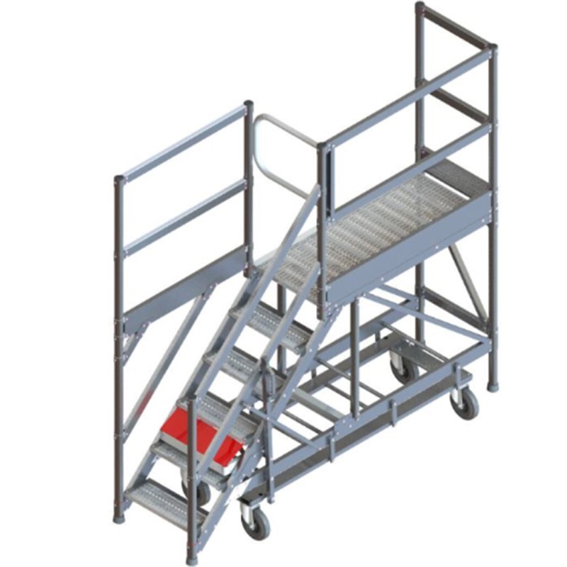Plateforme mobile en aluminium pour accès arrière camion