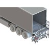 Plateforme mobile en aluminium pour accès arrière camion