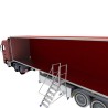 Estrade aluminium pour accès frontal camion