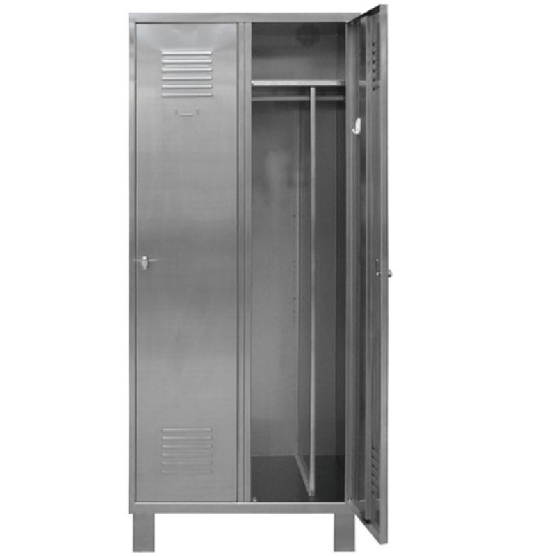 Vestiaire monobloc inox