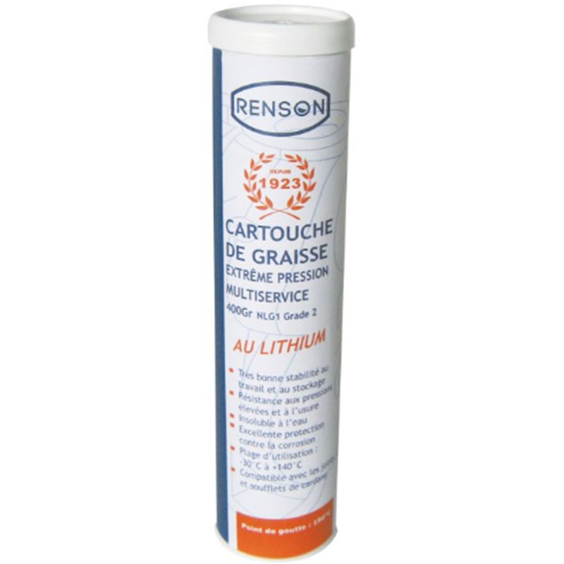 Cartouche et seau de graisse