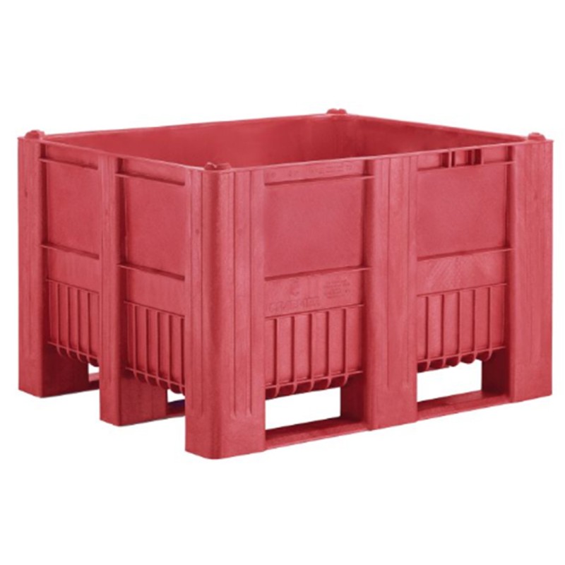 Caisse palette monobloc couleur
