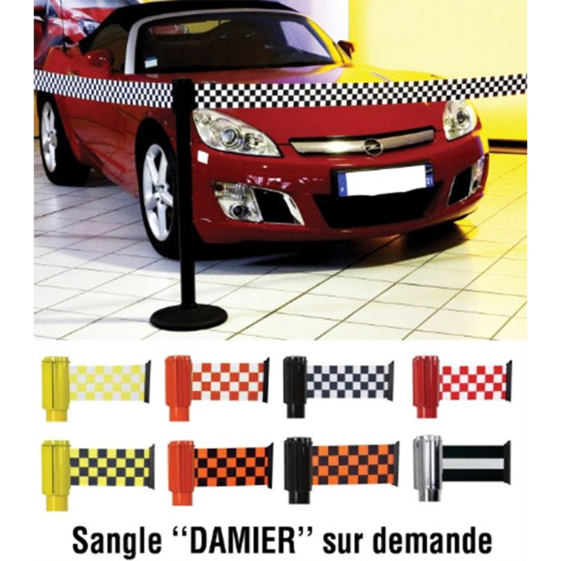 Poteau Transway® Color avec tête à sangle