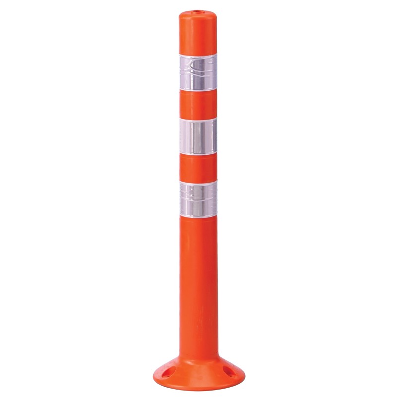 Poteau de signalisation flexible