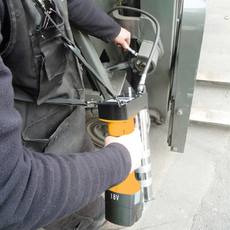 Pompe à graisse sans fil - 18 V.